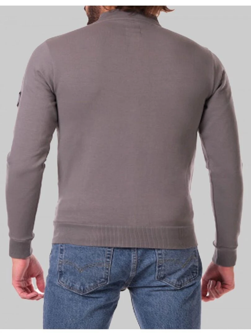 Gilet zippé Kebello   Kaki