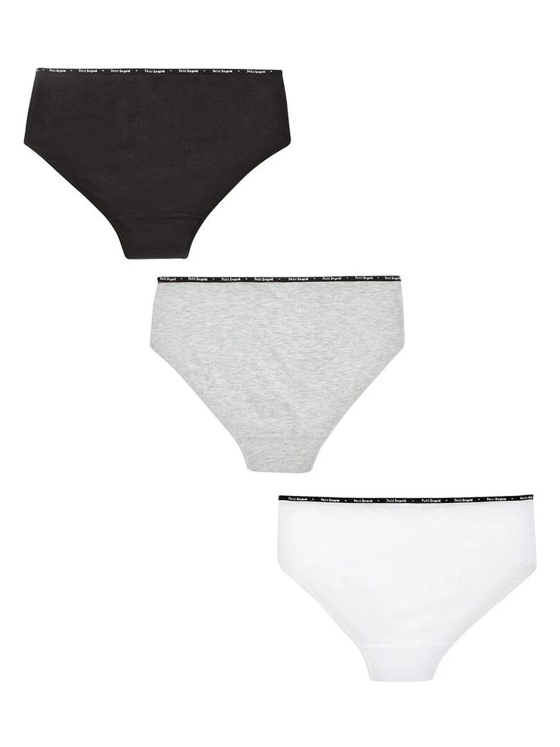 Lot de 3 culottes fille Pépita Multicolore