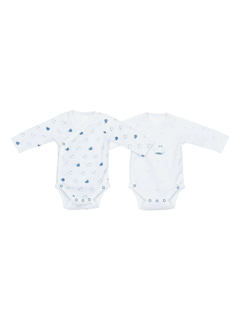Bodies bébé à manches longues SAUTHON Blanc