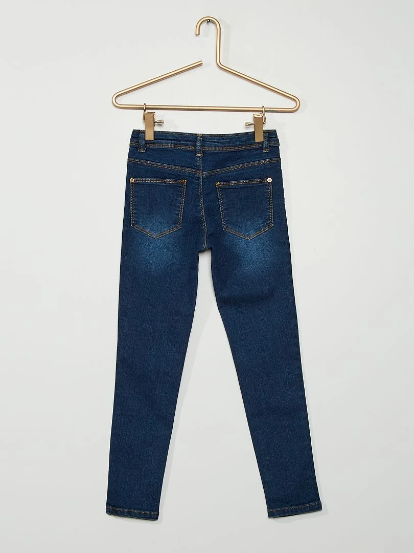 Jean skinny 5 poches Bleu brut