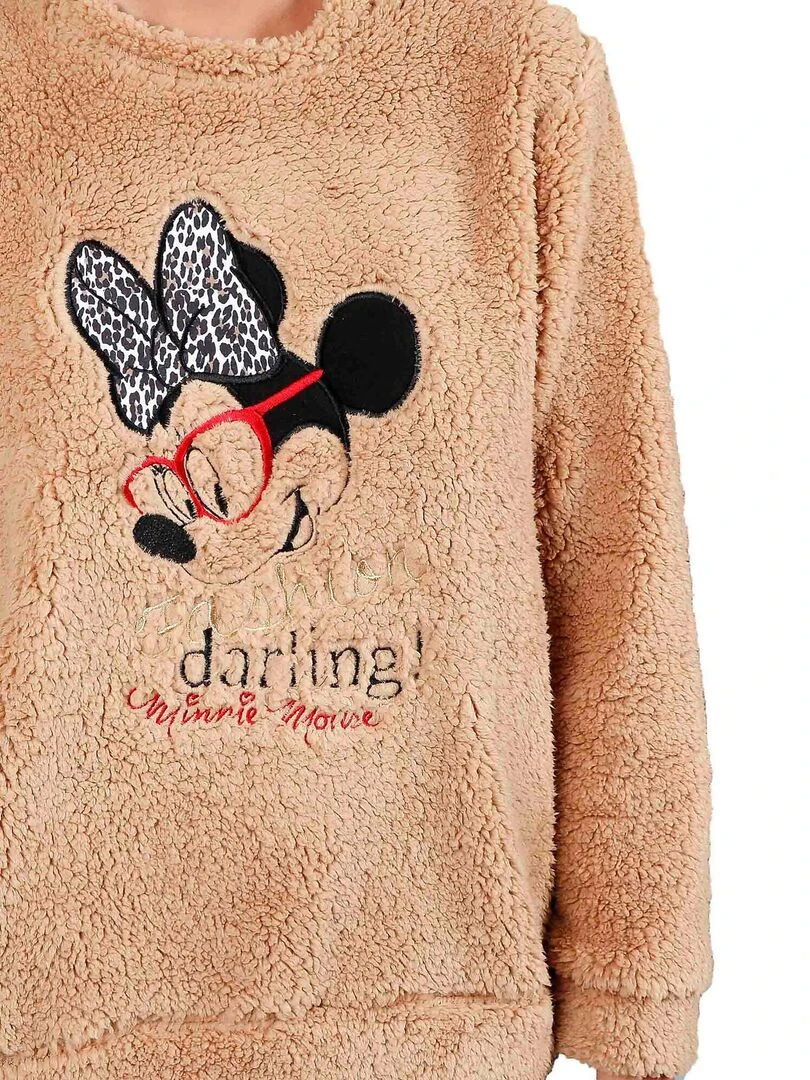 Pyjama pantalon et haut Fashion Darling Disney   Marron
