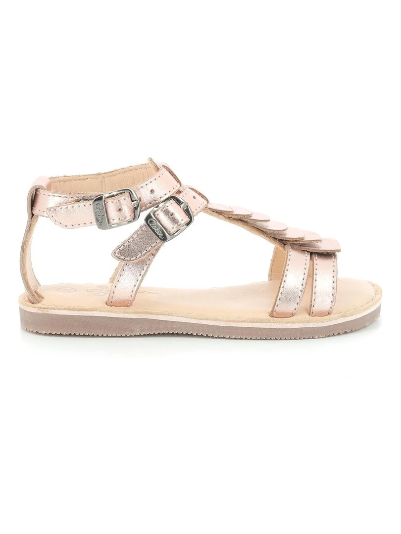 Sandales Cuir Dertige Rose