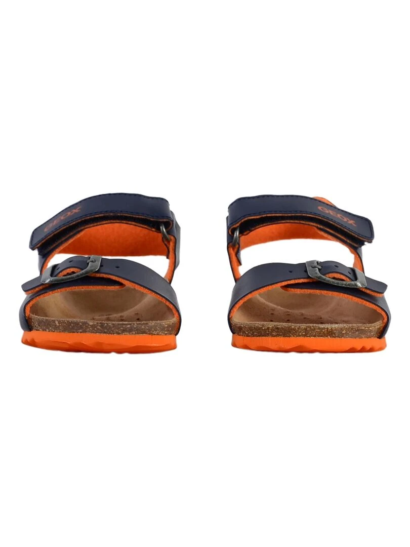 Sandale Cuir Enfant Geox Ghita   Bleu