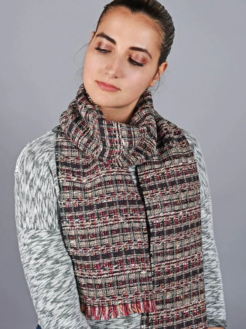 Echarpe Paya Fabriqué en France Gris