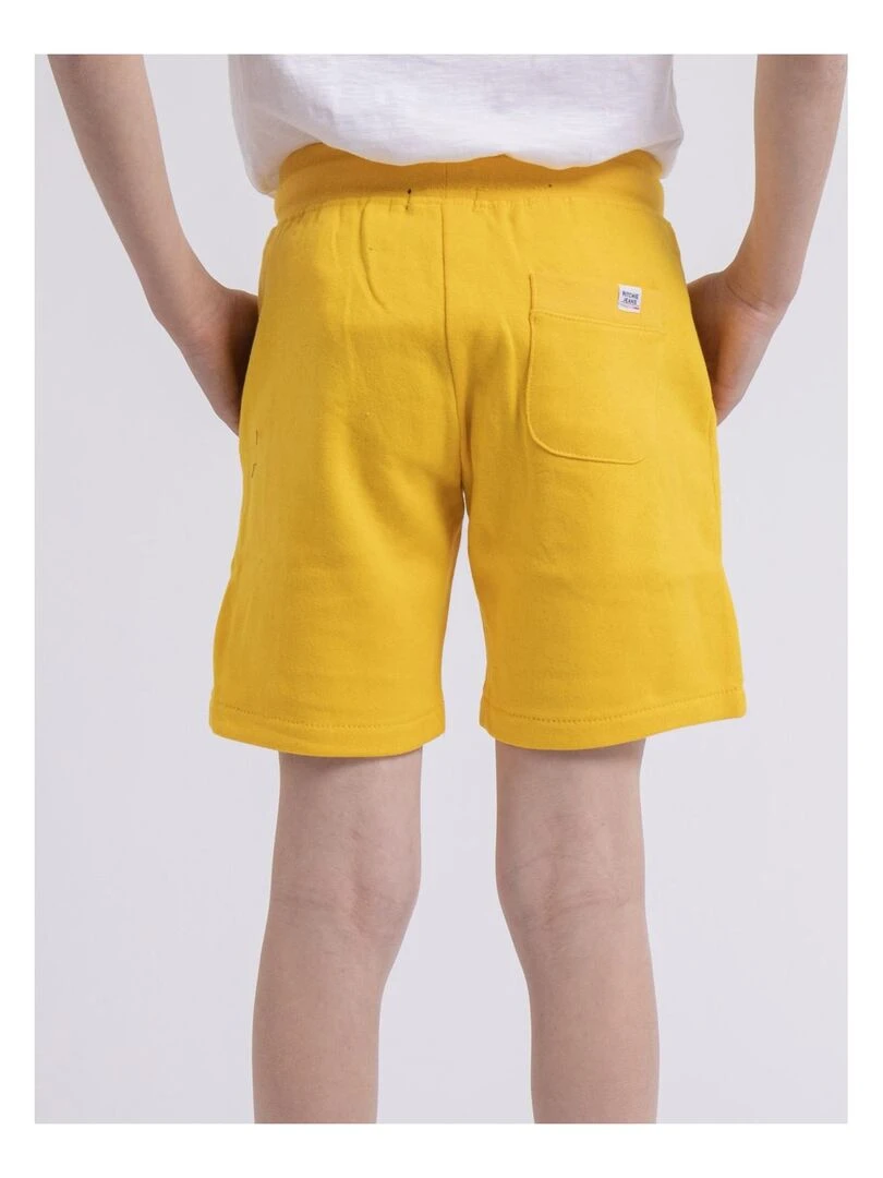 Bermuda molleton BIDMIN J Jaune
