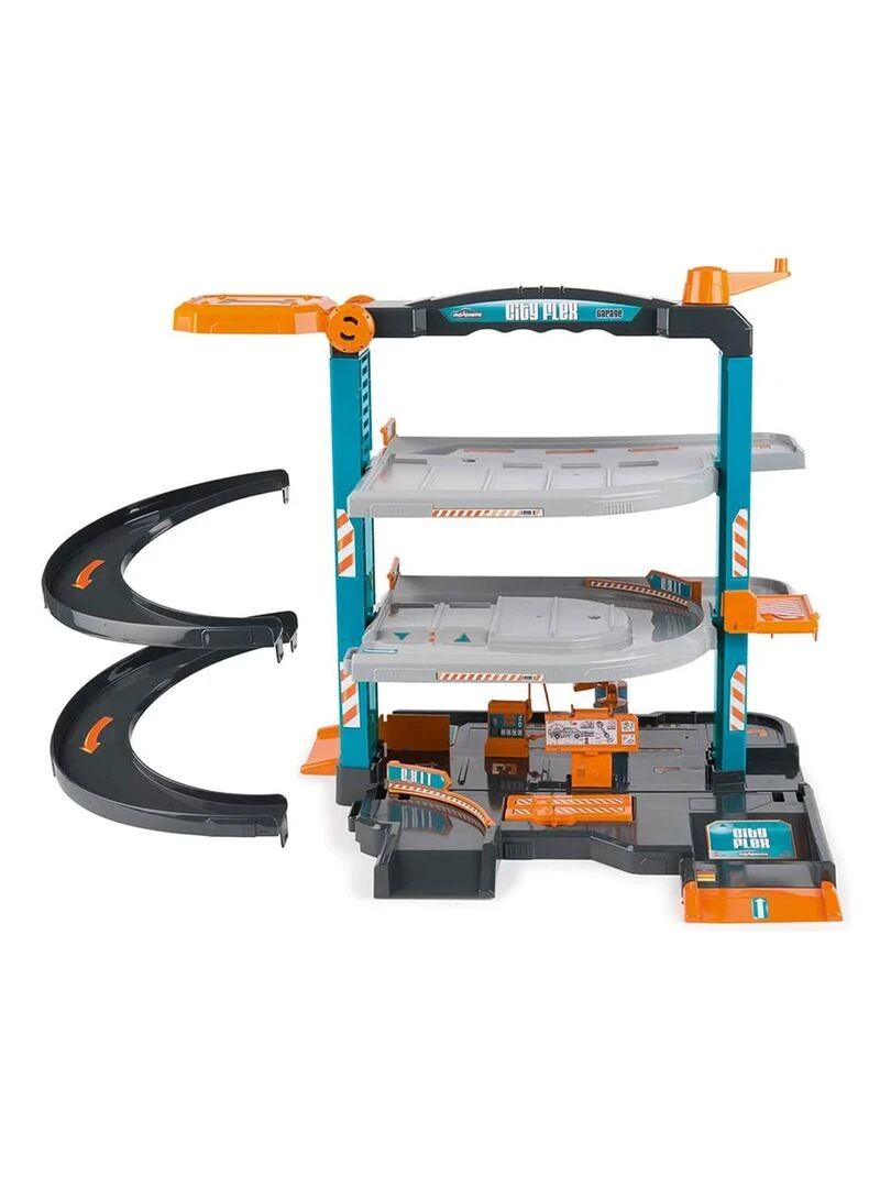 Garage Majorette : Garage City Flex avec 5 véhicules   N/A