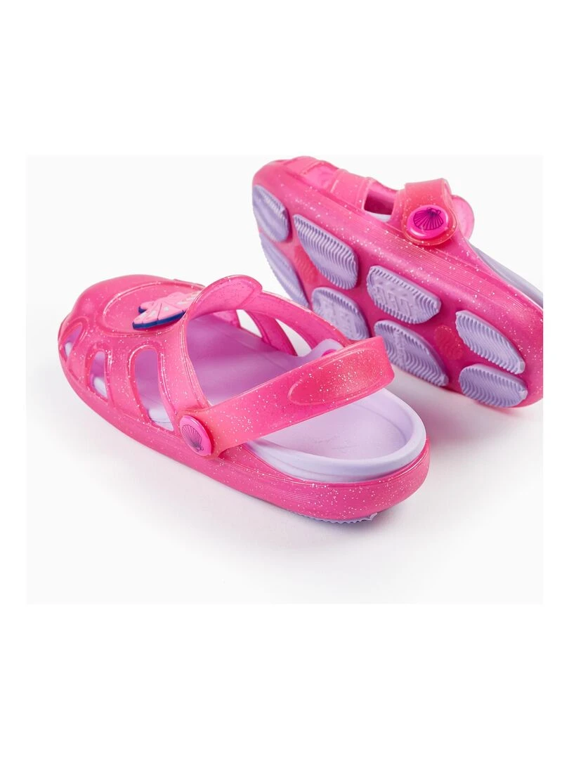 Sandales Clogs pour Bébé Fille 'Shell  Delicious'   Rose