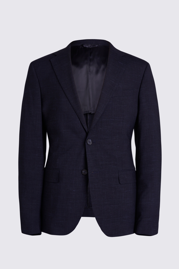 Italian Tailored Fit Blue Stripe Jacket   Buy Online at Moss
