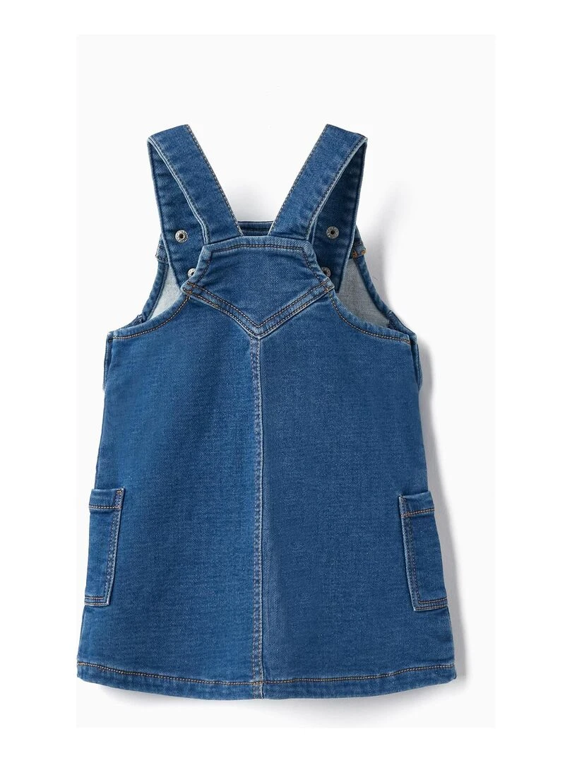 Robe Salopette en Jean pour Bébé Fille NORTHERN CALLING Bleu