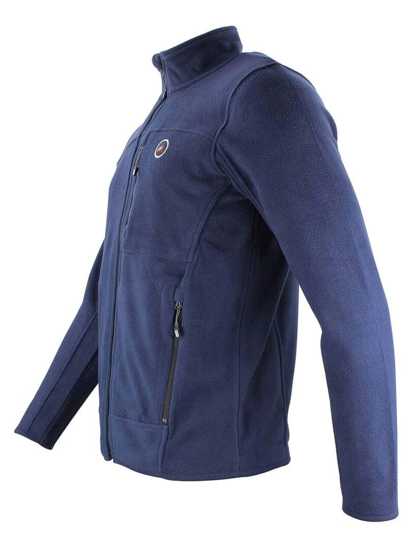 Blouson polaire homme CALONOR   PEAK MOUNTAIN   Bleu marine