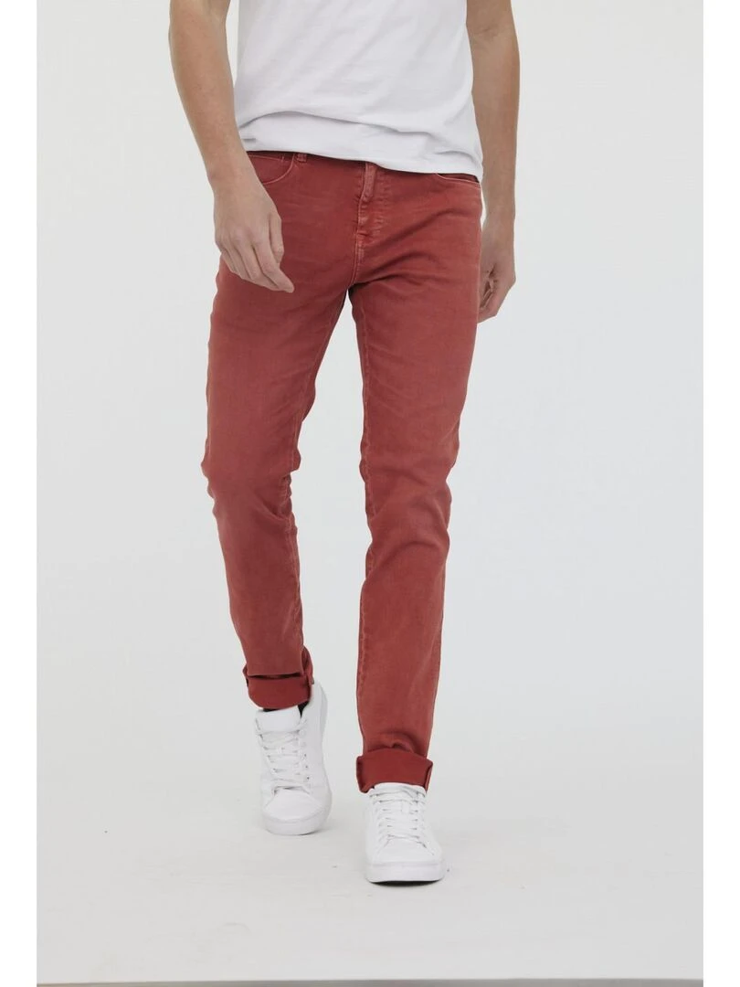 Lee Cooper Pantalon coton slim LC030 Orange