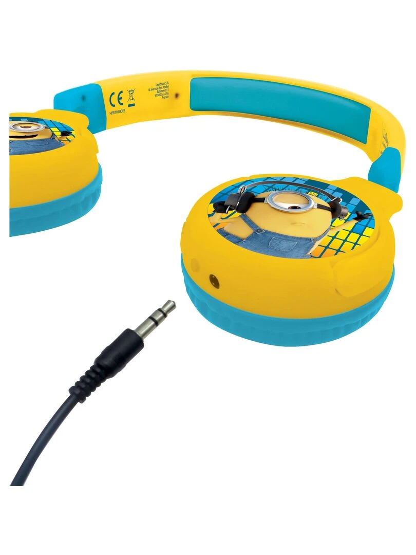Casque 2 En 1 Bluetooth® Et Filaire Limitation De Son Design Les Minions N/A