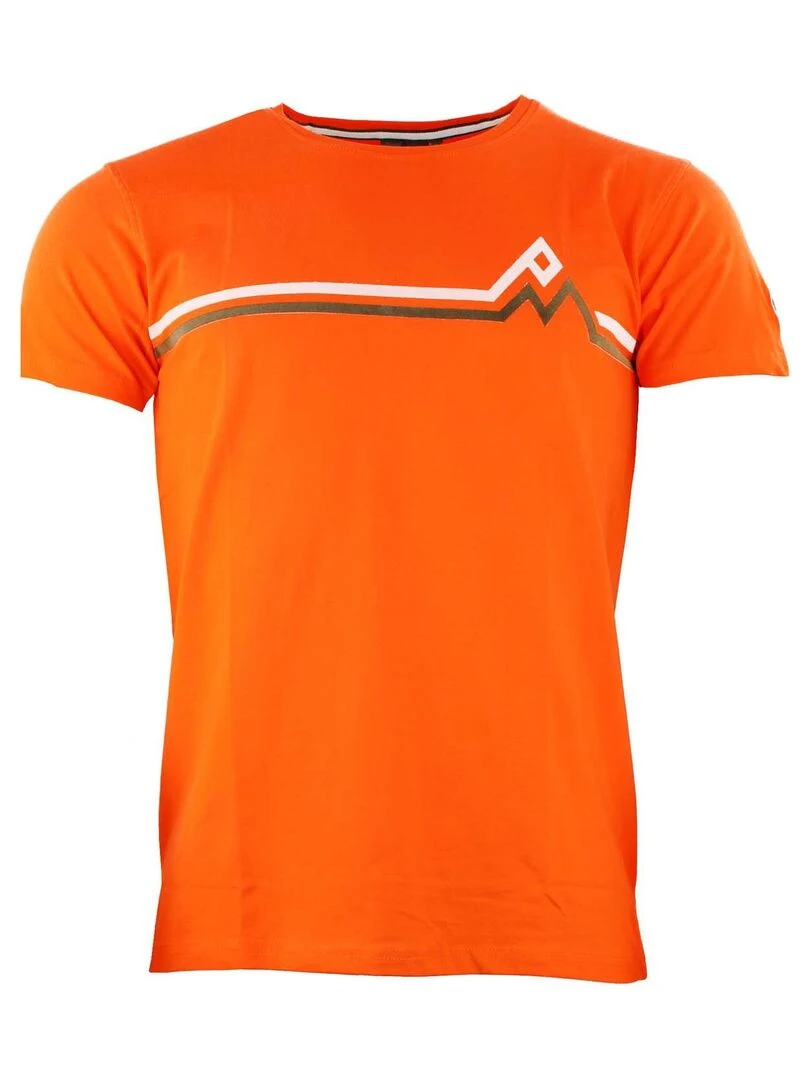 T shirt manches courtes homme CASA PEAK MOUNTAIN Orange