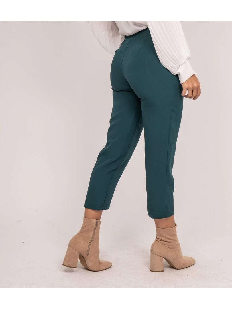 Pantalon tailleur ESTRELLA Vert
