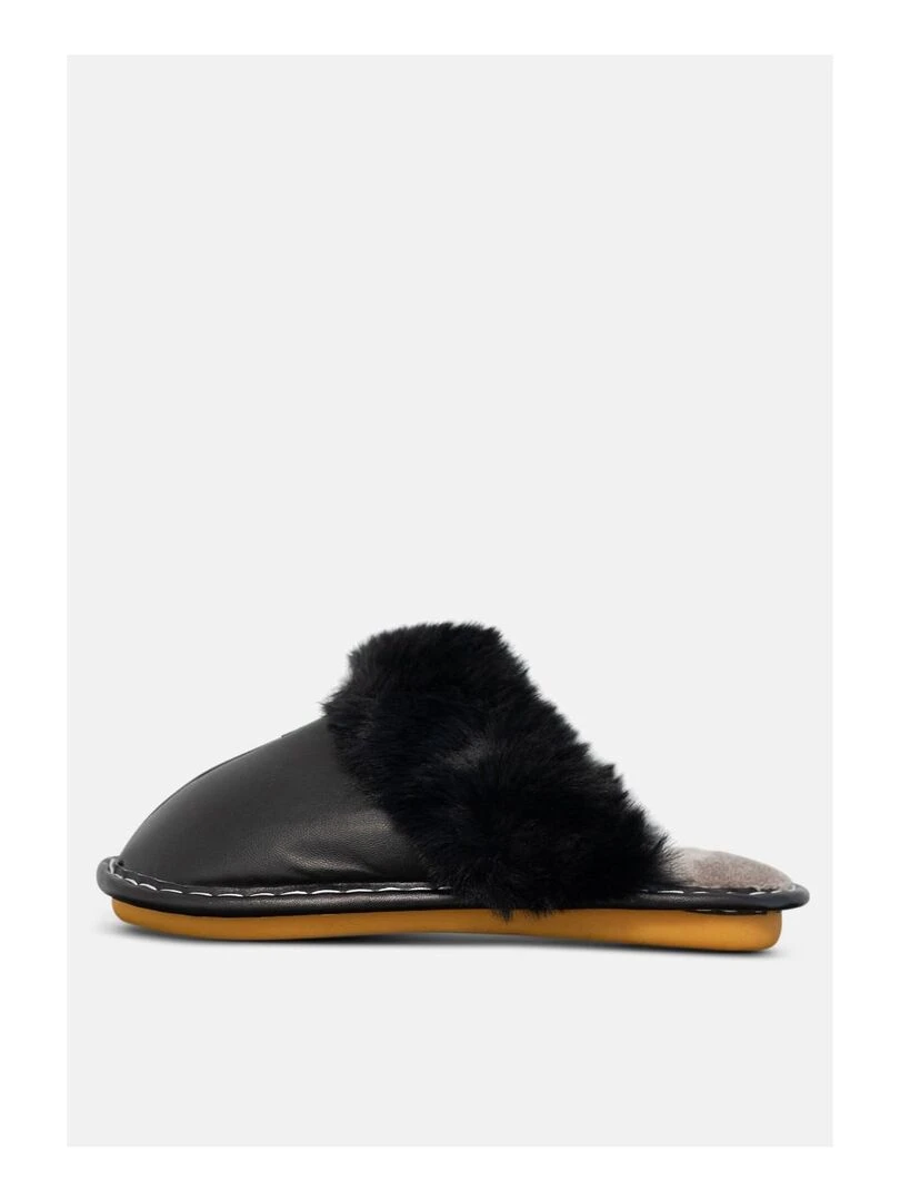 Chaussons mules Kebello   Noir Noir