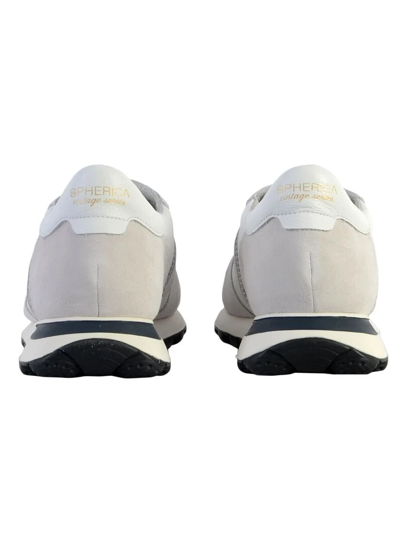 Basket Cuir Geox U Spherica Vseries   Blanc