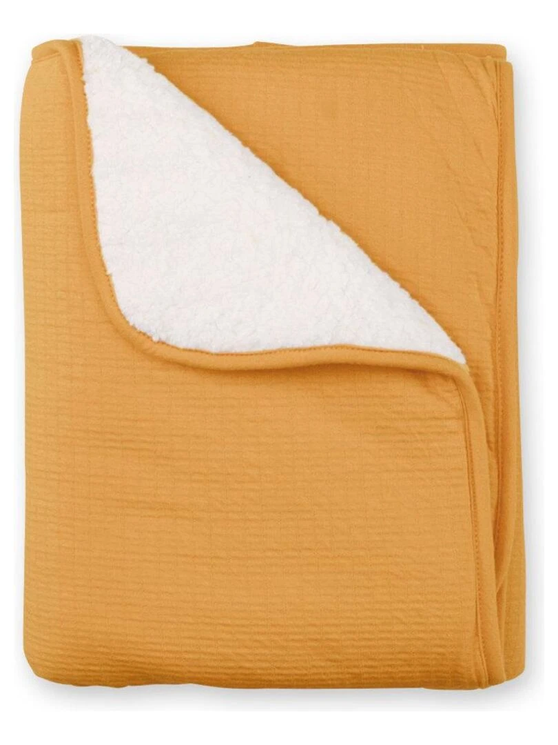 Bemini Couverture Pady tetra jersey et teddy Doré/or