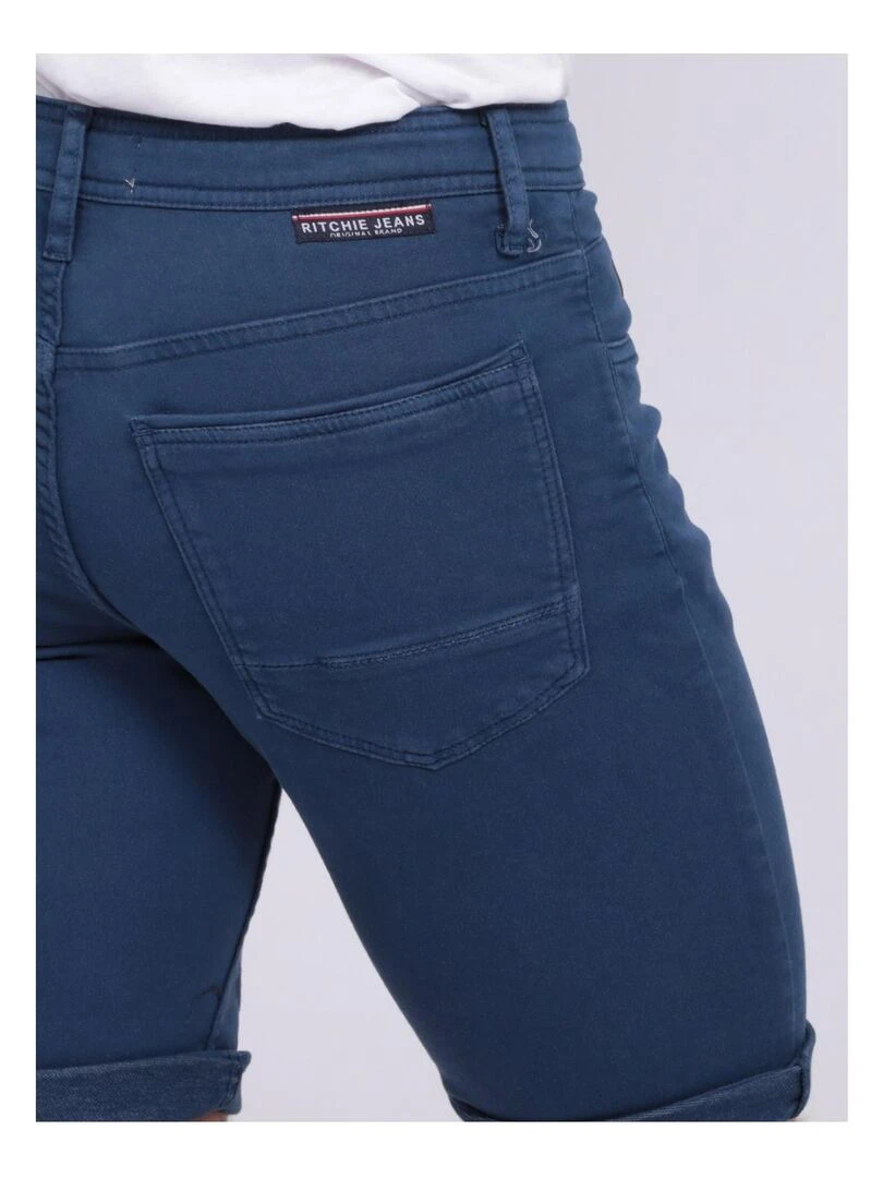 Bermuda chino BANDAL   Bleu roi