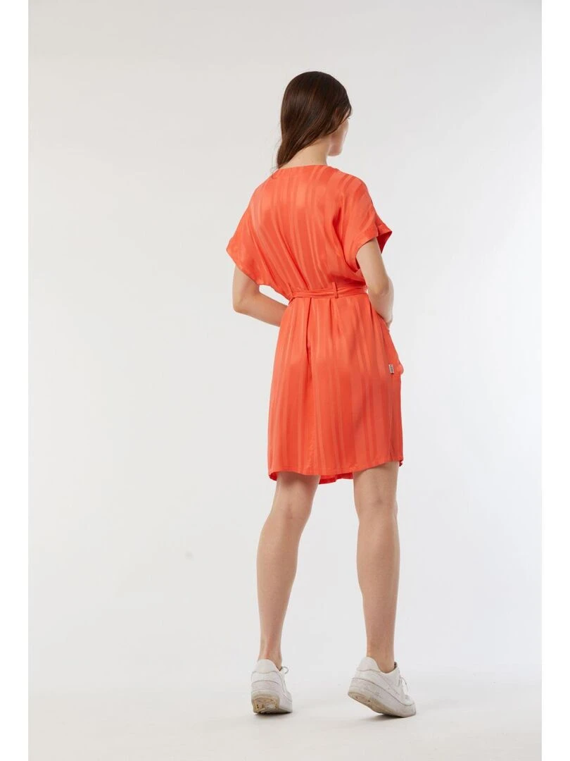 Lee Cooper   Robe manches courtes lyocell  LUZIA   Orange