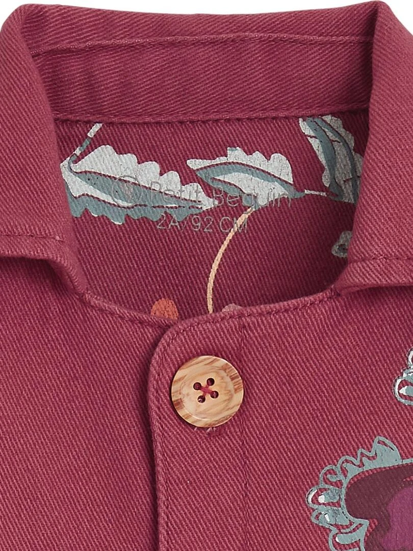 Veste en jean fille Jodhpur   Rose