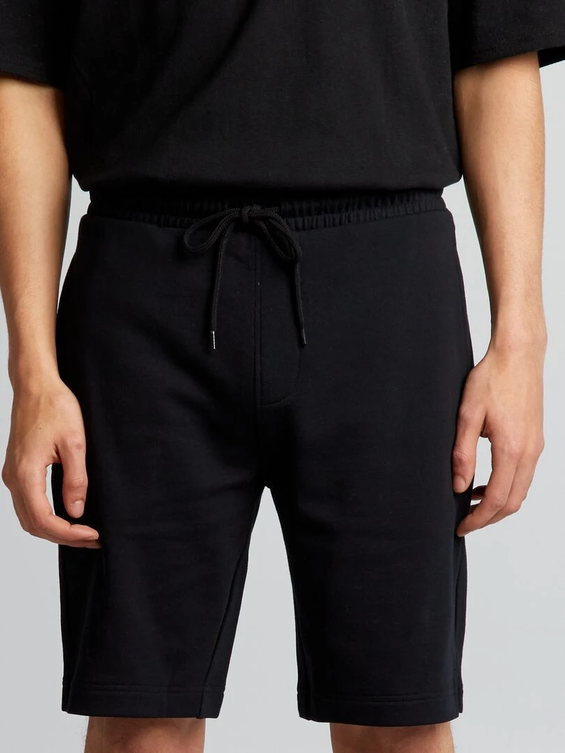 T shirt en coton imprimé à col rond   Blanc