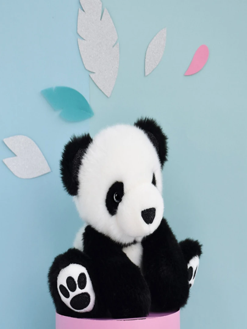 Peluche panda So Chic noir (25 cm)   Noir