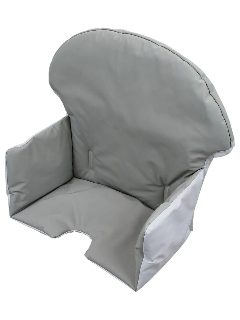 Housse d'assise pour chaise haute bébé enfant gamme Délice Monsieur Bébé Gris