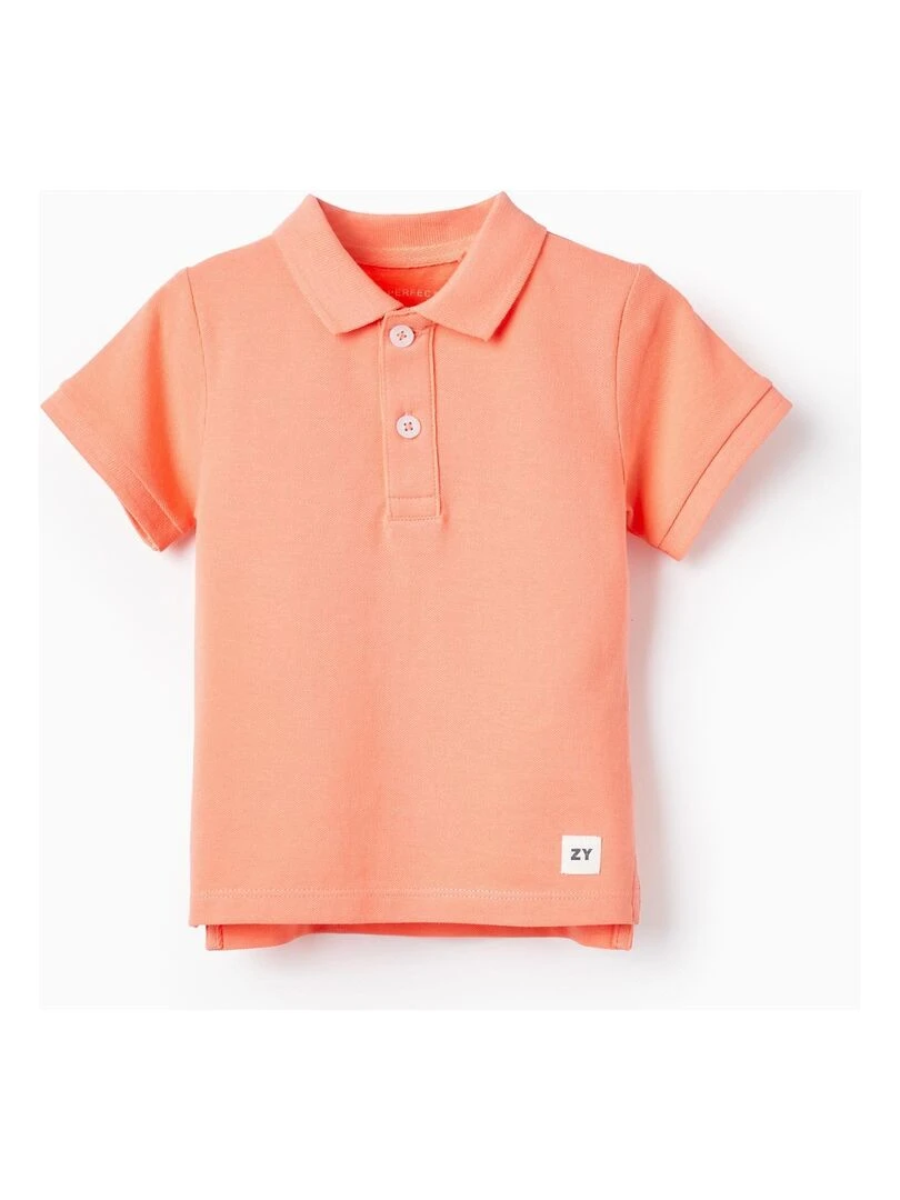 Polo en Piqué de Coton pour Bébé Garçon manches courtes EXPLORING AUSTRALIA Rose