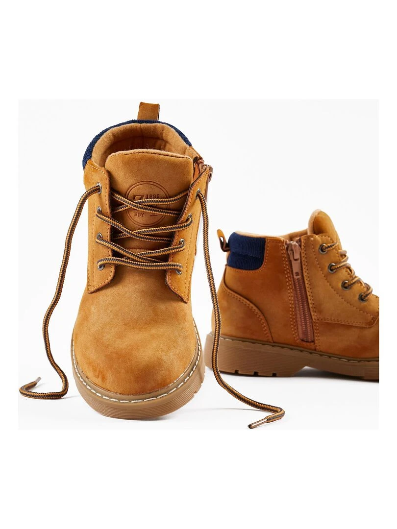 Bottes pour garçon   LITERATURE CLUB   Beige foncé