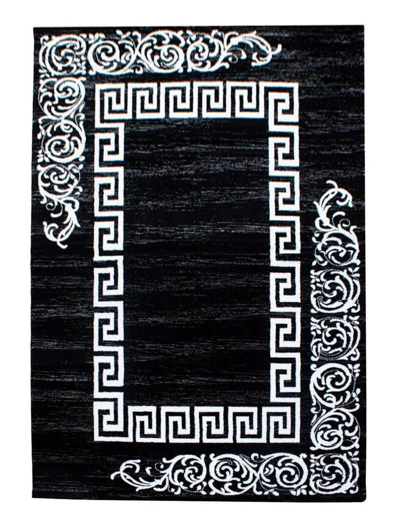Tapis salon FLORINI OEKO TEX® Noir