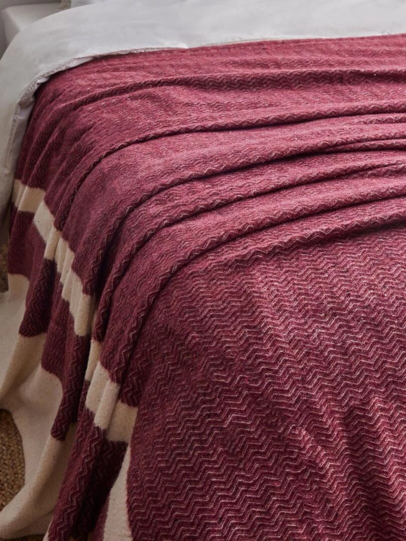 DODO   Couverture Lima Lie de vin   Rouge