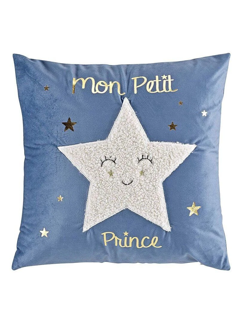 Coussin déco Archie Bleu