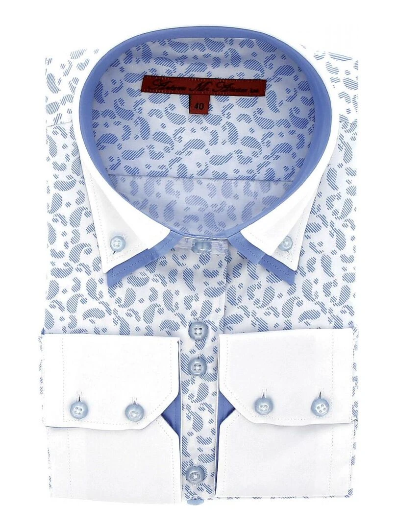 Chemise à coudières DROOPY Bleu
