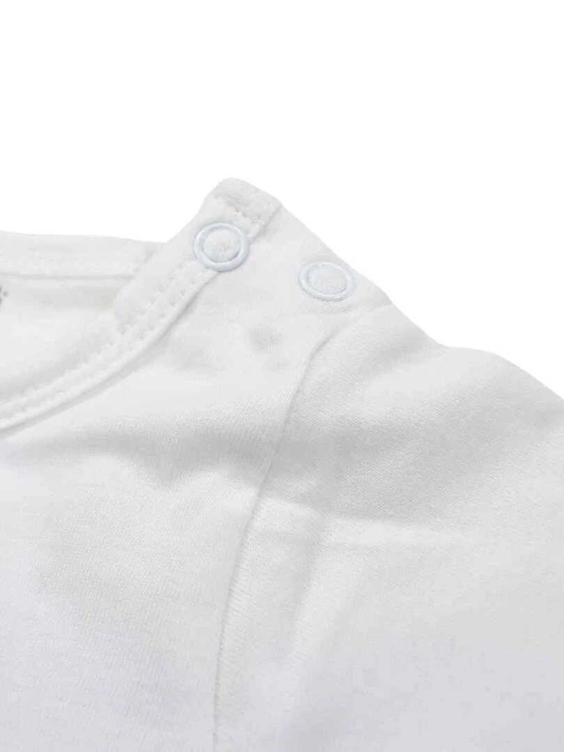 Disney   Combishort bébé garçon imprimé Mickey en coton   Bleu