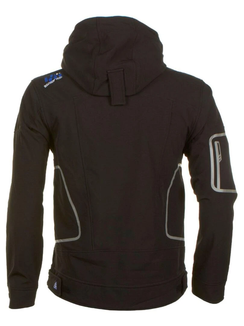 Blouson softshell homme COFTIBI PEAK MOUNTAIN Noir Noir