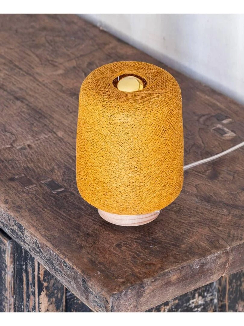 Lampe à poser Madison   Marron tabac