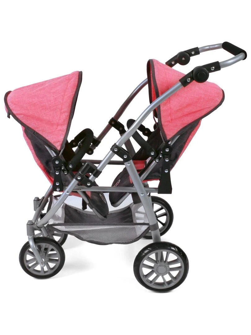 Le buggy Tandem Vario  Mélange anthracite   rose   N/A