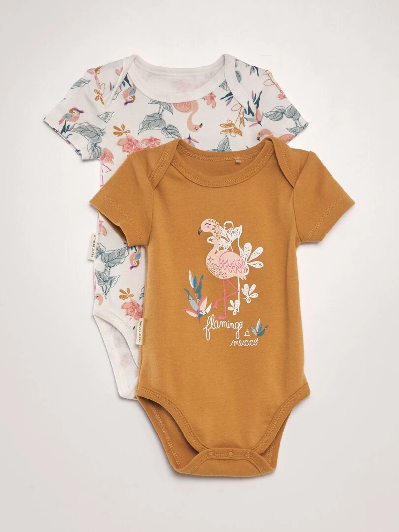 Lot de 2 bodies Jaune