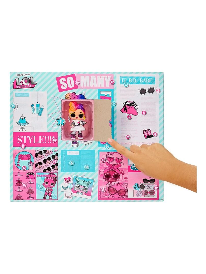 LOL Surprise   Calendrier de l'avent 2022 avec 25 surrpises tenues de défilé   N/A