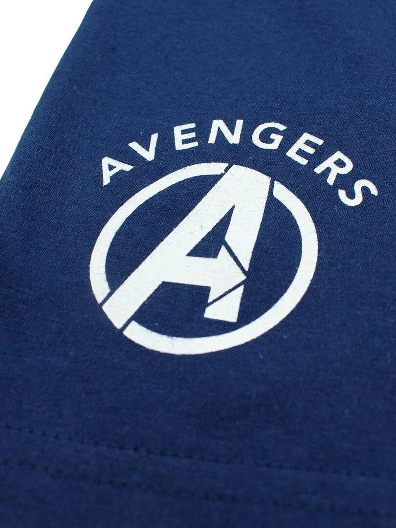Avengers   Ensemble T shirt short garçon Imprimé Avengers   Blanc