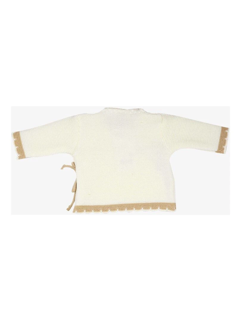 Brassière 0/1M bébé bébé Trois Kilos Sept   Beige