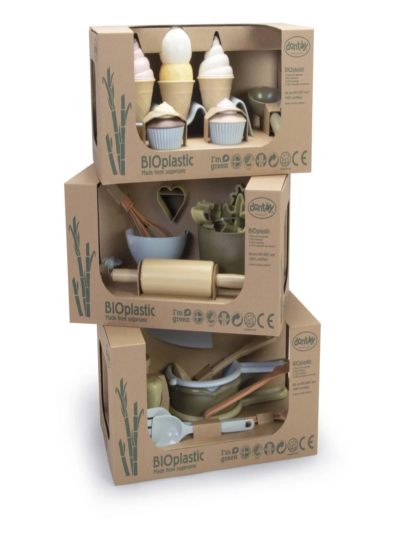 Jouet bioplastique   Coffret de cupcake et crème glacée   N/A