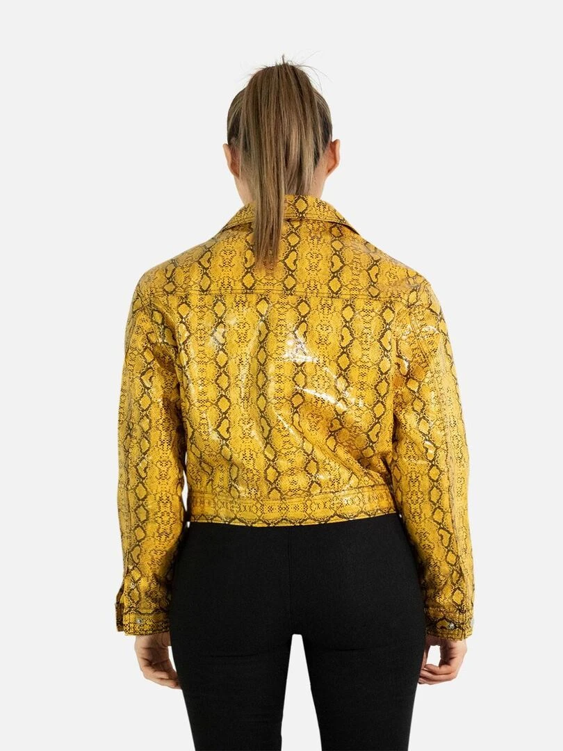Blouson perfecto Kebello   Jaune