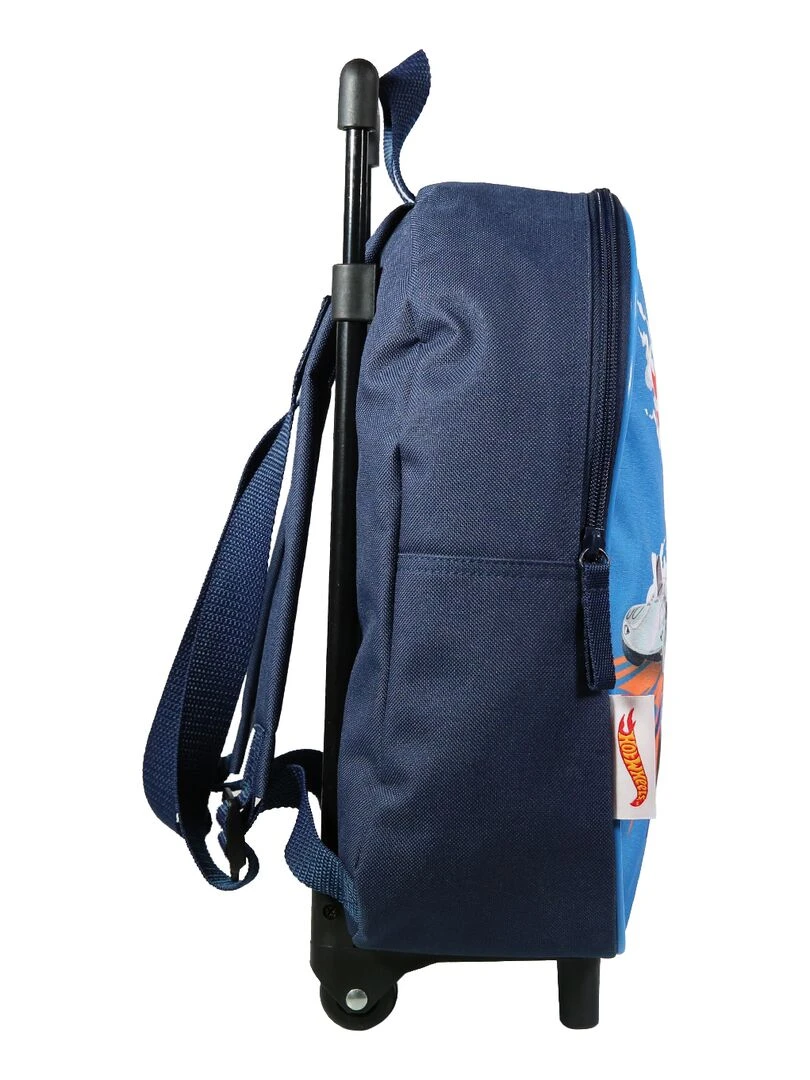 BAGTROTTER Sac à dos à roulettes 31 cm maternelle Hot Wheels Bleu   Bleu