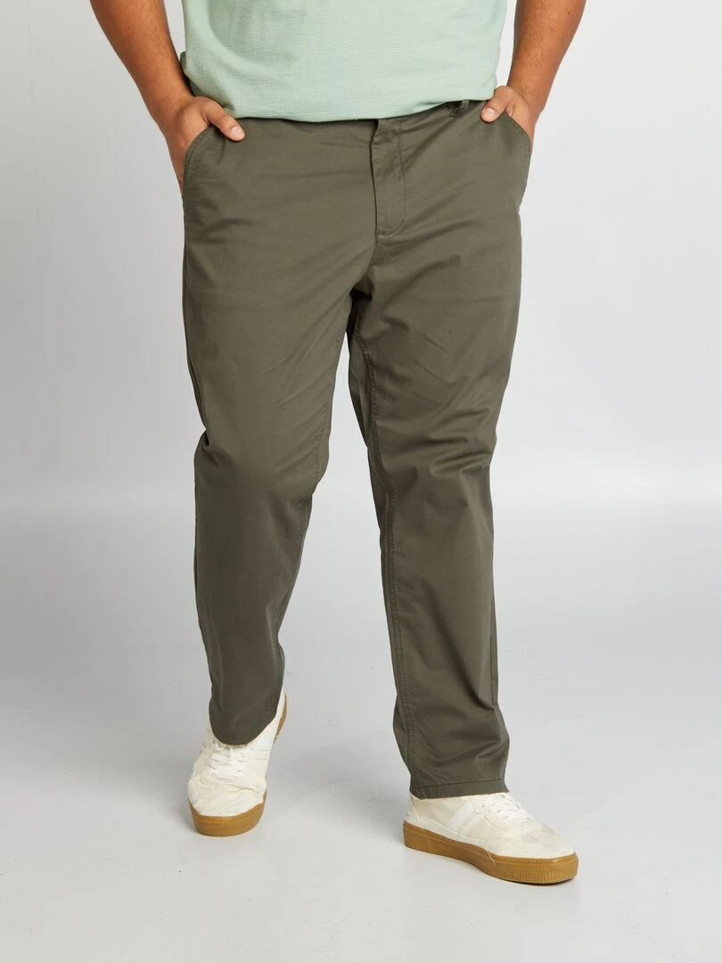 Chino slim L34 Kaki