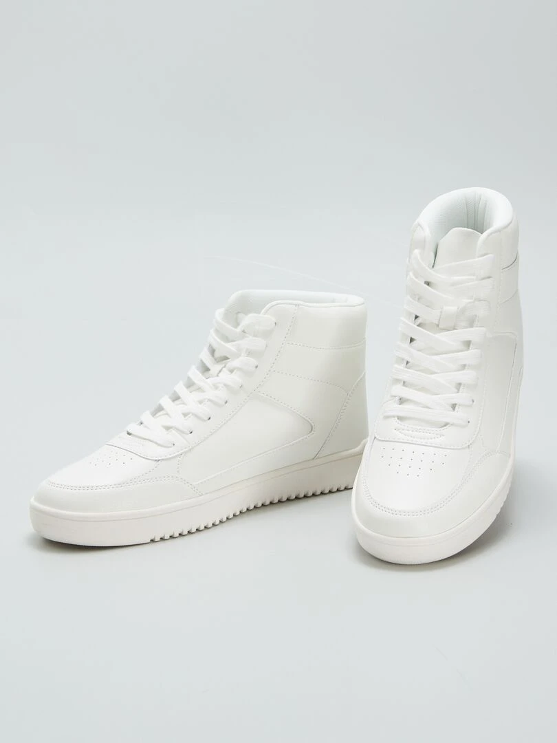Baskets montantes   blanc