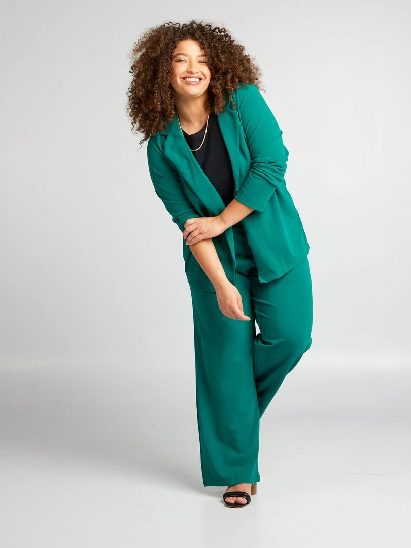 Pantalon fluide 'Only Carmakoma' Vert