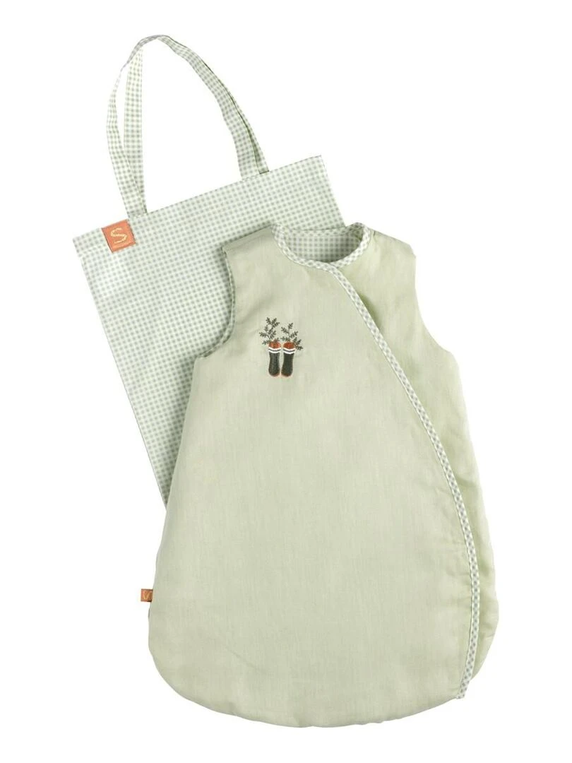 Gigoteuse naissance 0/1 mois en Lin   SAUTHON   Vert