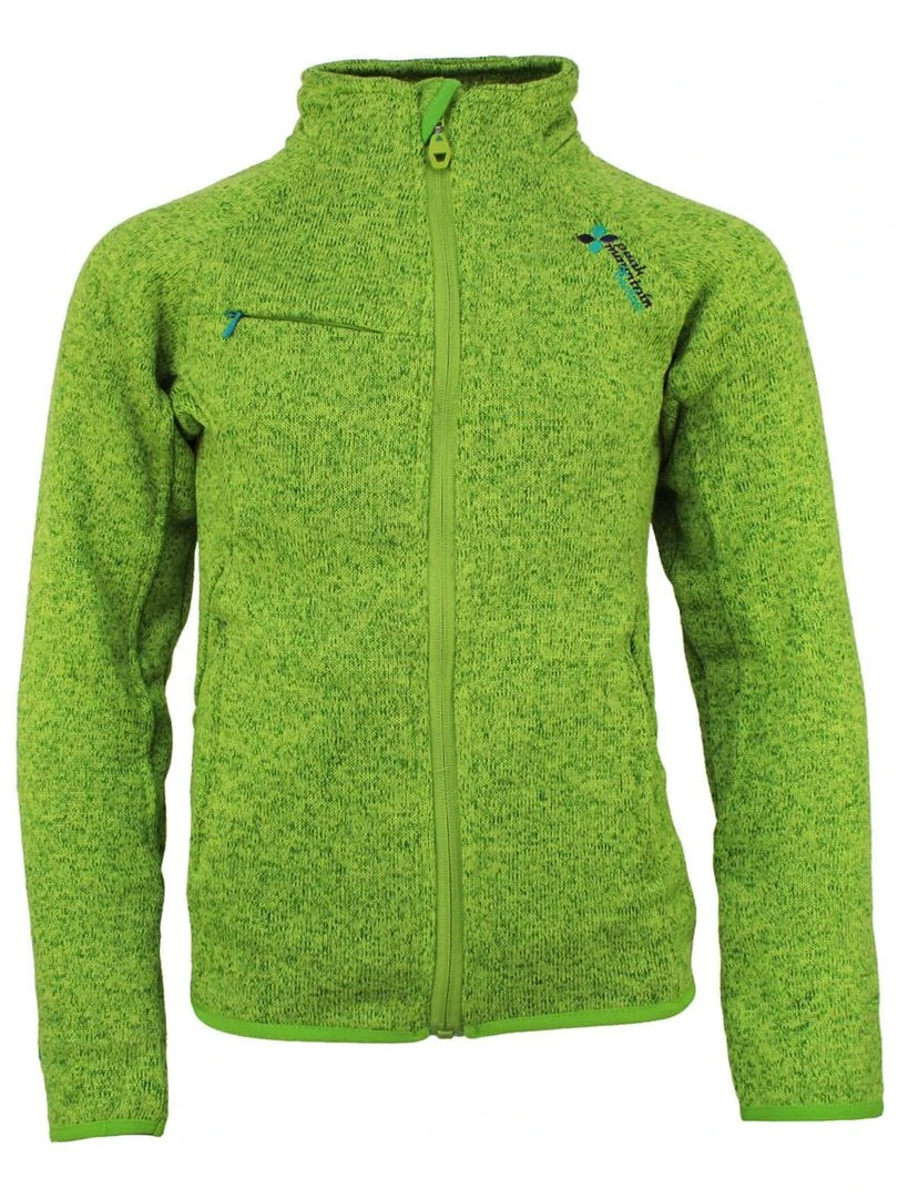 Blouson polaire fille FATORM PEAK MOUNTAIN Vert