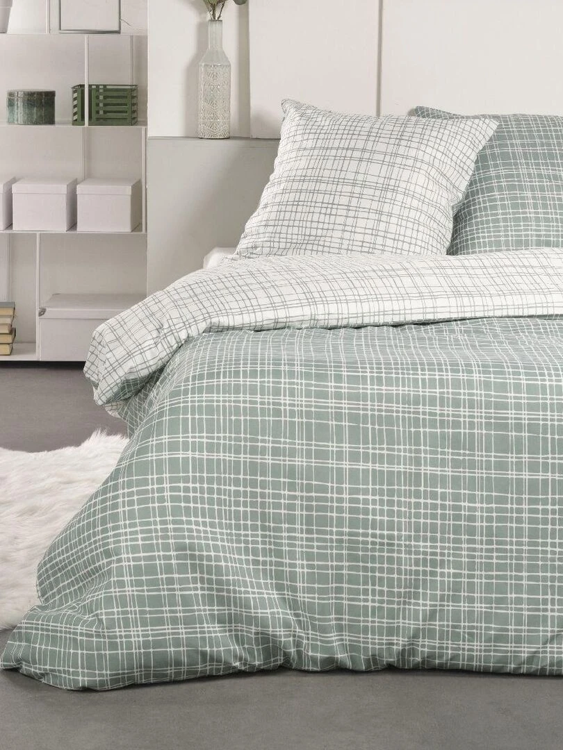 Parure de lit 'CRAZY ANA' 'TODAY' Vert